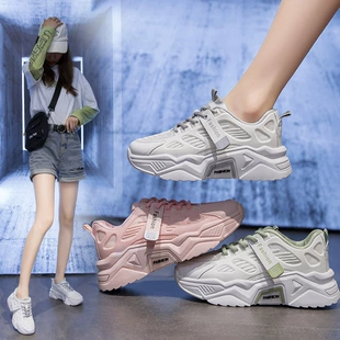 Кроссовки «dad shoes» женские, массивная подошва, дышащие, корейский спортивный стиль, 35–40 (осень 2022)