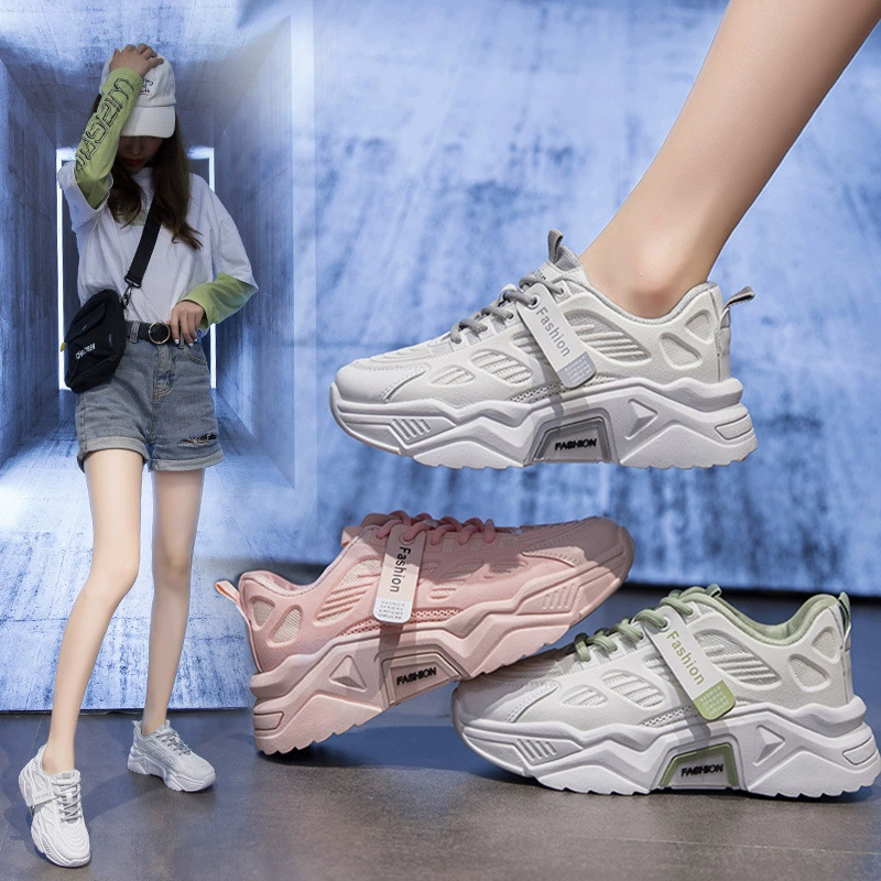 Кроссовки «dad shoes» женские, массивная подошва, дышащие, корейский спортивный стиль, 35–40 (осень 2022)