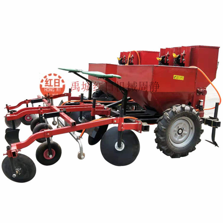 拖拉机悬挂土豆种植机   马铃薯施肥播种机   农用播种机