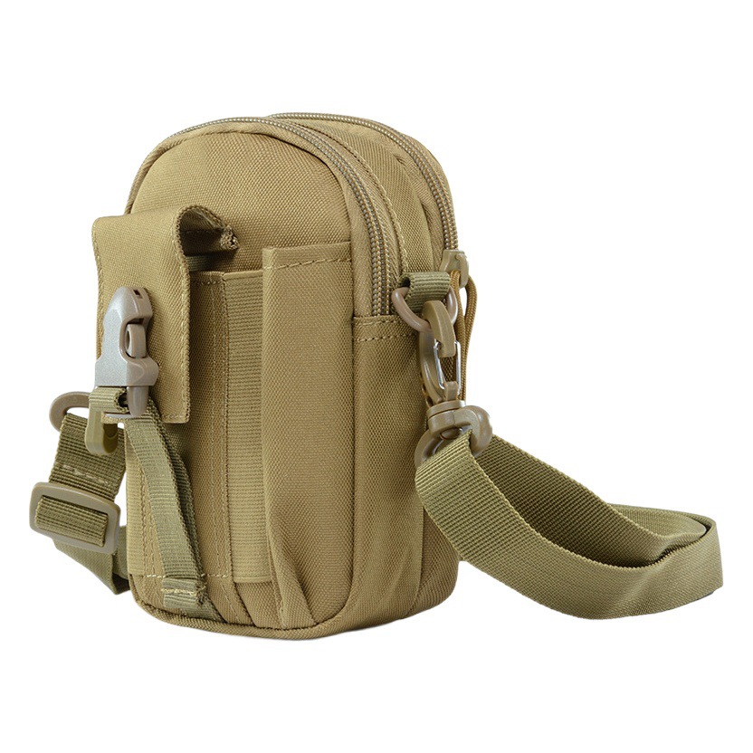 Bolso bandolera Molle de un solo hombro, multifuncional, para correr, montañismo, deportes, riñonera, camuflaje, táctico, para teléfono móvil, para hombre