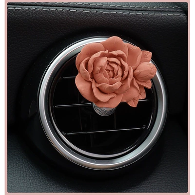 Car Perfume Aromatherapy — Flower Car Perfume Aromatherapy Car - retro-orange-jasmine-air-outlet-1-bottle-of-fragrance-included-other-scents