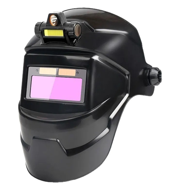 Automatic True Color Dimming Protective Mask for Welders, Welding Mask, Welding Helmet, Head-Mounted Welding Face Protection, Lightweight