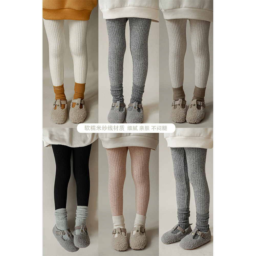 Girls 2023 Spring Style Leggings Children's Casual Pants Fashionable Warm Pants for Baby Girls