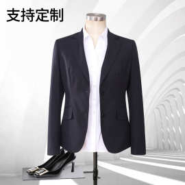 2021西装女定 制职业套装商务工作服正装黑色西服三件套西装套装