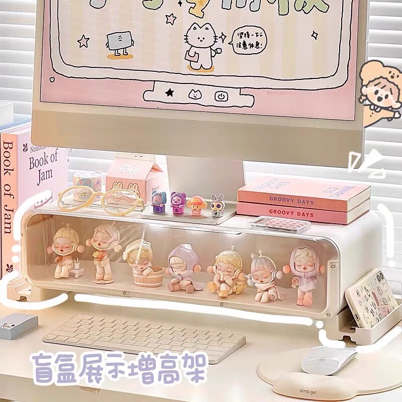 デスクトップ高架オフィス学生デスク収納ラックイン寮コンピュータラックデスク引き出し収納ラック|undefined