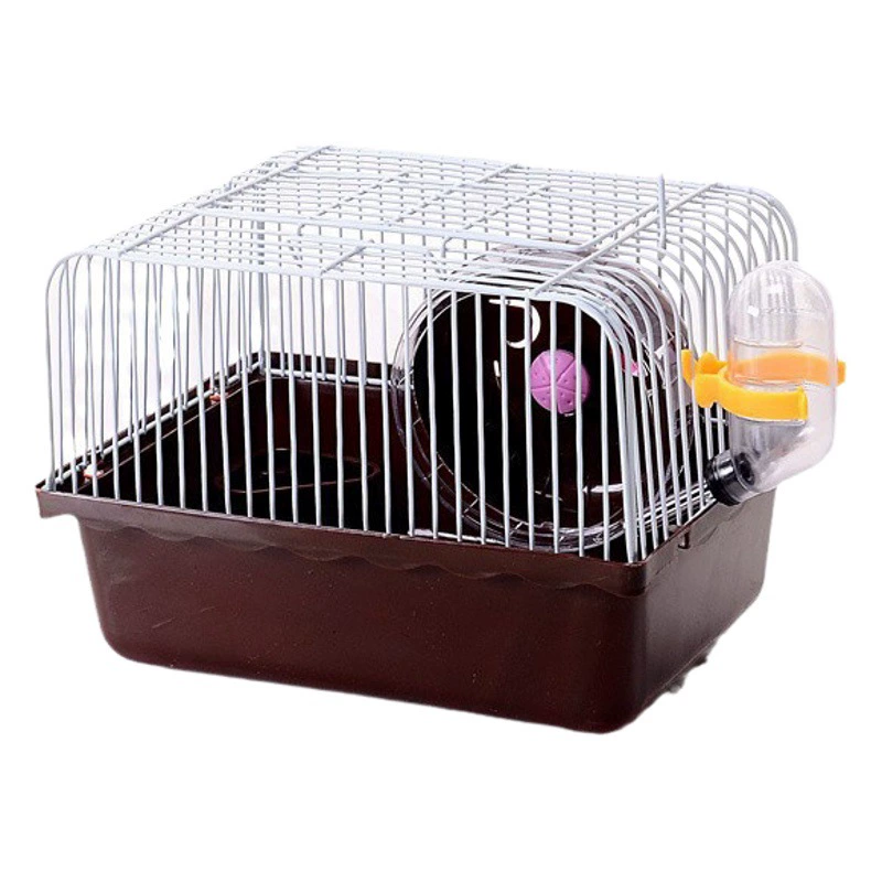 Клетка для хомяков оптом небольшая пастырская Однослойная клетка Золотая клетка для медведя Солнечная портативная клетка на открытом воздухе клетка для разведения принадлежностей для хомяков