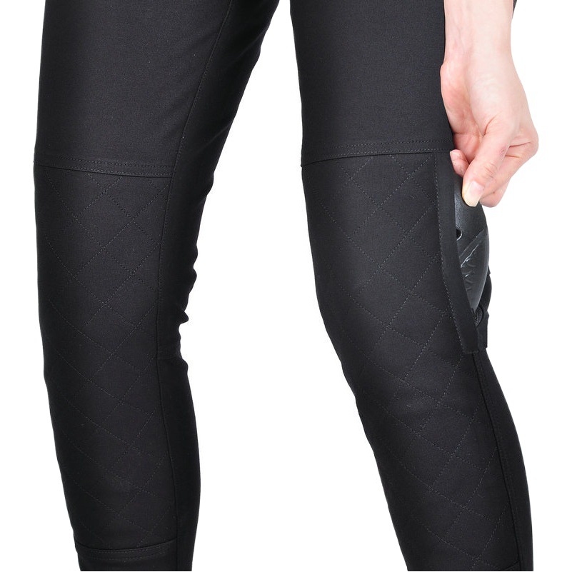 VOLERO pantalones de montar a caballo de la motocicleta de las mujeres de cuatro estaciones Caballero femenino Delgado resistente a la caída de equipo de protección Kevlar pantalones resistentes al desgaste