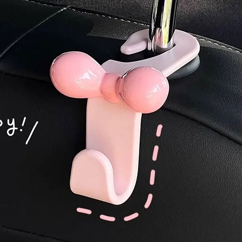 ドーパミンボウカーフック車のシートバックフック車内収納ピンクガールズカー装飾
