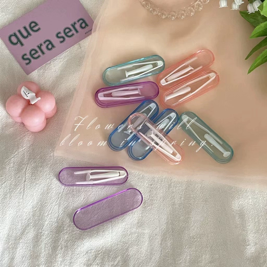 Простой Портативный чехол для контактных линз в японском и корейском стиле, Набор цветных зажимов для линз, пинцет, комбинация as2023