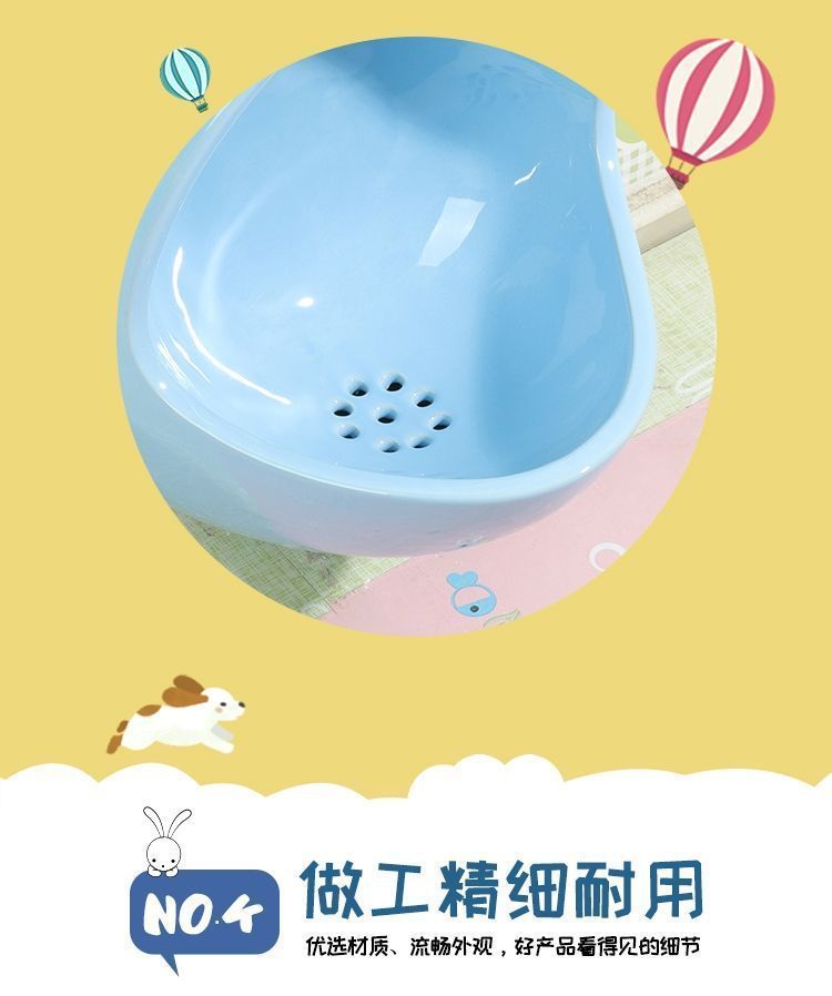 Kindergarten color ceramic children's urinal, hanging toilet bowl, urinal bowl, special for children's urine bag project, free shipping undefined