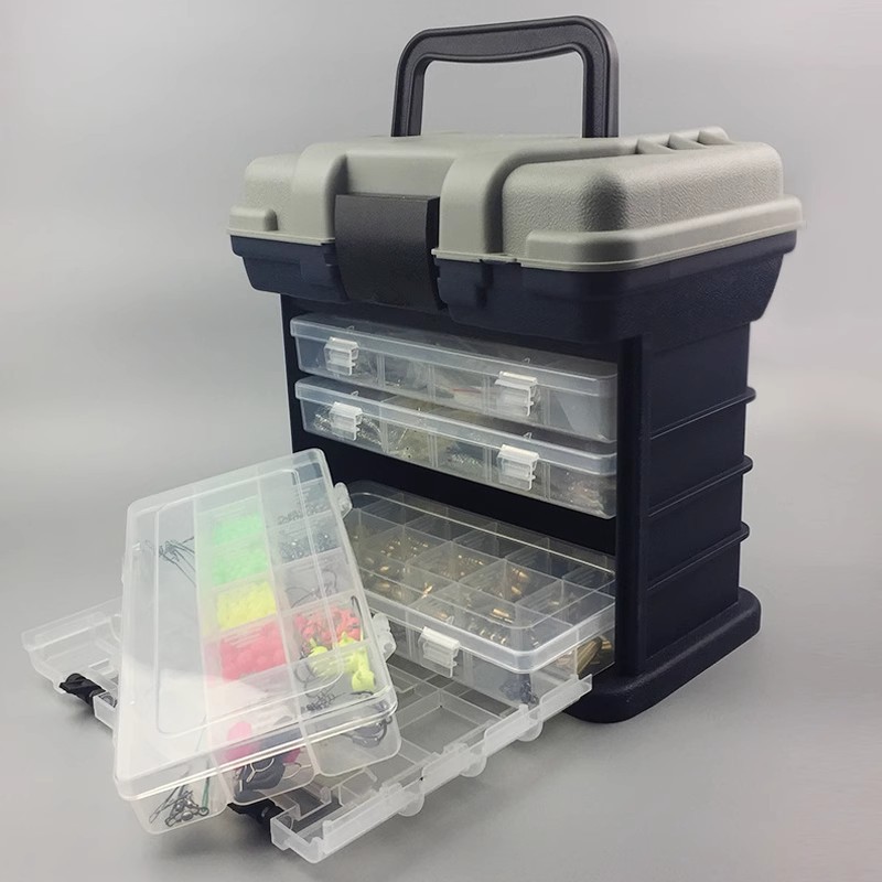 Caja de almacenamiento Caja de almacenamiento de plástico Caja de almacenamiento Accesorios Luya Caja de joyería de almacenamiento de hardware Caja de herramientas Caja de almacenamiento Caja de almacenamiento