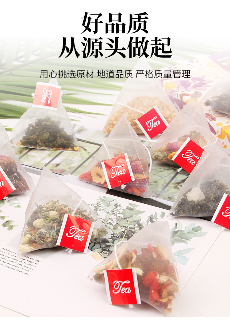 Pineapple Osmanthus Snow Pear Tea Bags 10g Cold Brewed Fruit Herbal Tea Sachets quality and texture