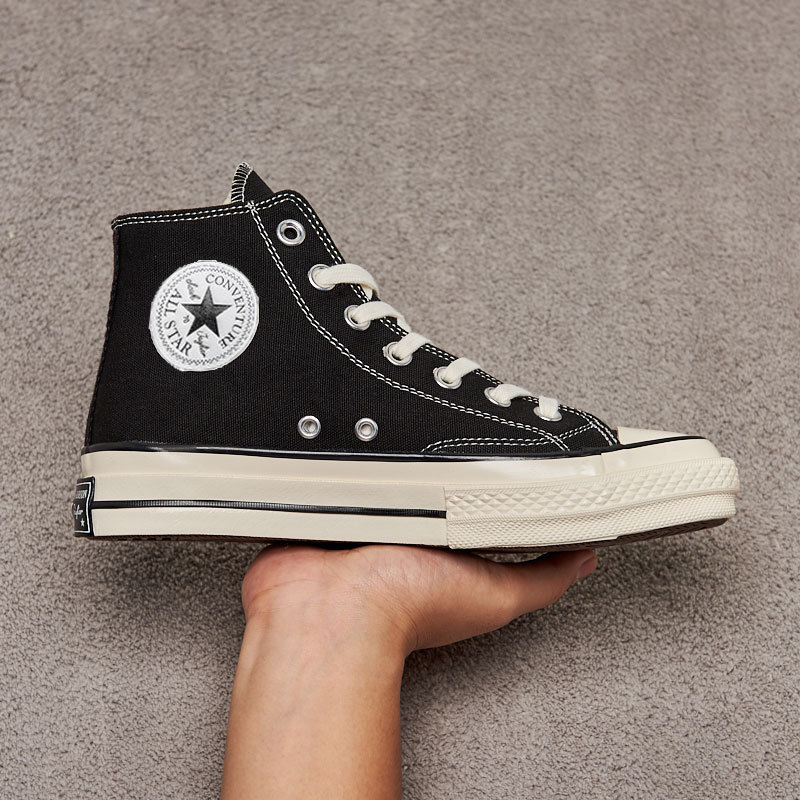 Meiqi Converse 1970s Couple Canvas Shoes Women's High Top Star Classic Low Top Retro Sports Casual Shoes for Men