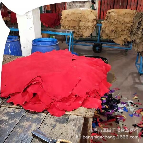 양 징 캐시미어 캐시미어 가죽 컬러 모피 가죽 세척 라이트 소프트 의류 가죽 신발 부츠 원단