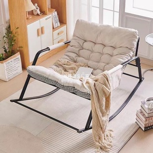 Lazy sofa can sleep, lying on both rocking chair, adult lounge chair home balcony casual chair living room rocking chair