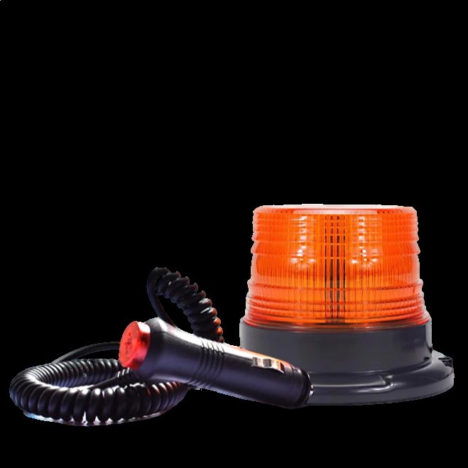 Car Strobe Warning Light 10-80V Small Yellow Light for Construction Vehicles, Forklifts, and Emergency Vehicles Roof Lights