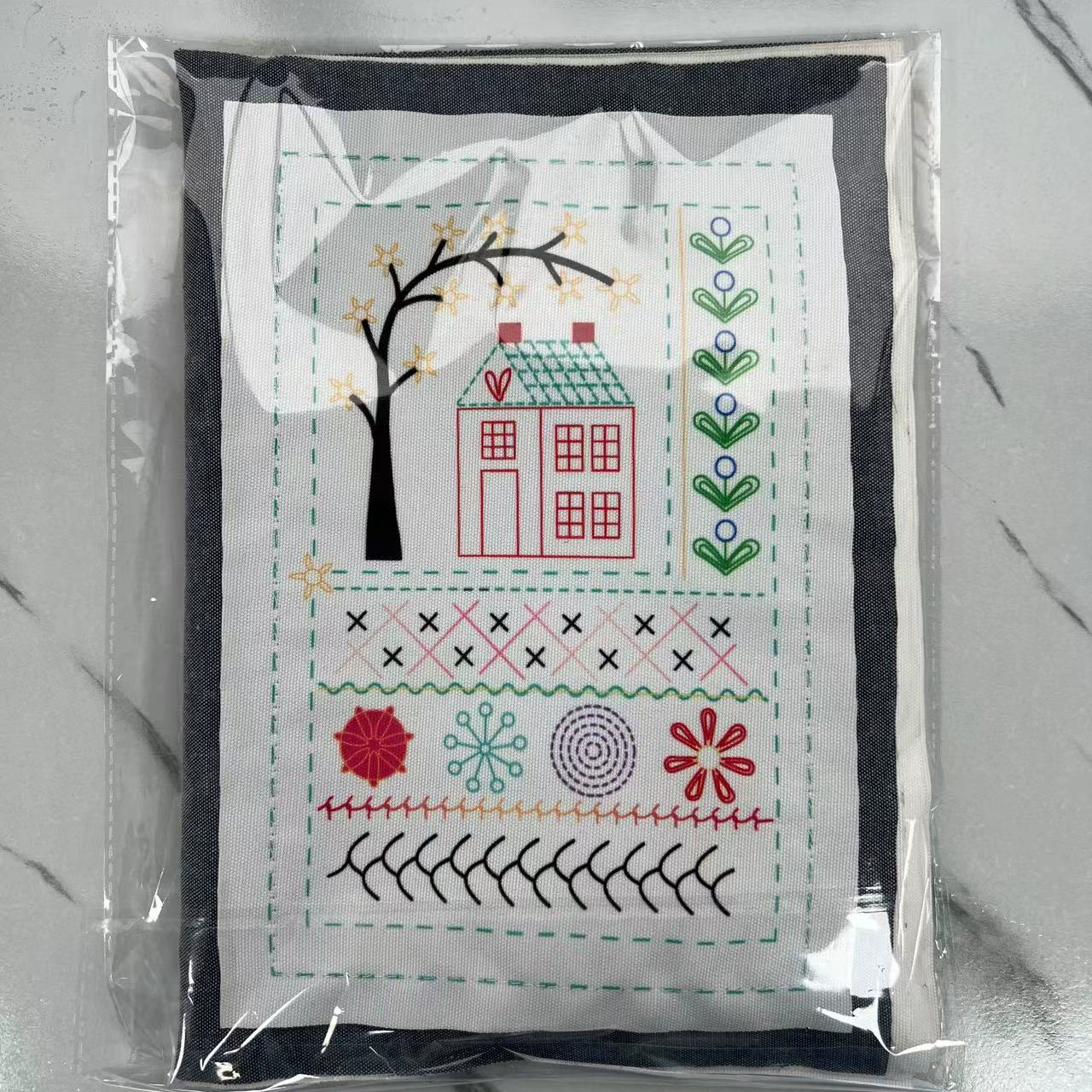 Кроссбордер горячий новый продукт шитье книга DIY образец книга лен embroidery энтузиаст книга