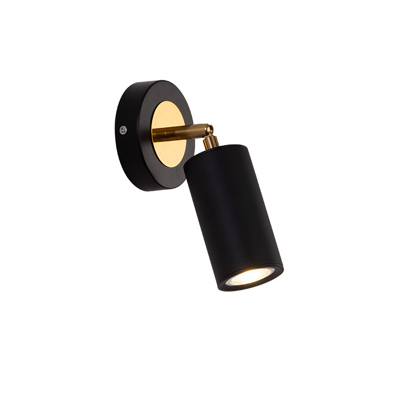 Leer pequeñas lámparas de pared del pasillo del hotel luces de pared del dormitorio ideas de pared moderna simple cabeza de cama pasillo giratorio luz minimalista
