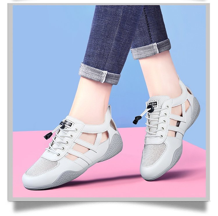 Giày sneaker nữ da thật đục lỗ thoáng khí đế bệt — B5-05=giá trị thông số Kd, (cài 2), Mễ Lam 1061 (kiểu chạm rỗng mùa hè), Nâu gạo 58.380 (kiểu xuân thu), Gạo xám 58.380 (kiểu xuân thu) chi tiết 21