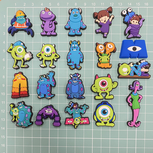 Single Monster University 20 Hole Sneaker Decor Soft Rubber Shoes Gift Children's Fun Accessory