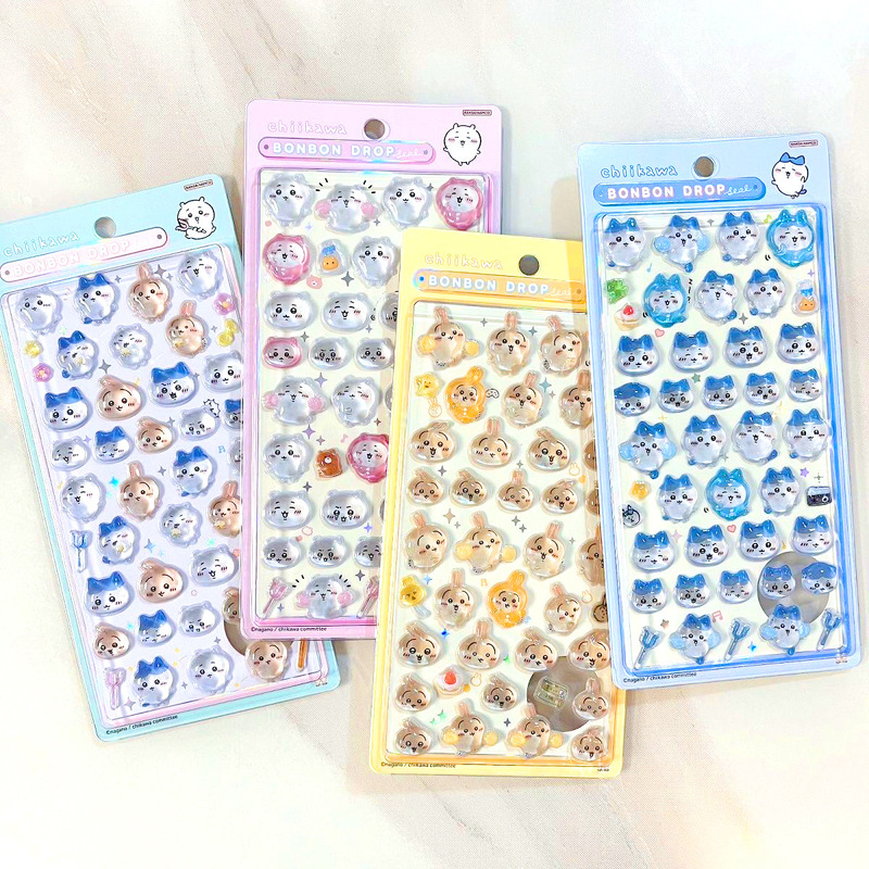 Japanese-Style Chiikawa Crystal Stickers DIY Acrylic Resin Embossed Phone Case Decoration Stickers Japanese-Style Chiikawa Crystal Stickers DIY Acrylic Resin Embossed Phone Case Decoration Stickers