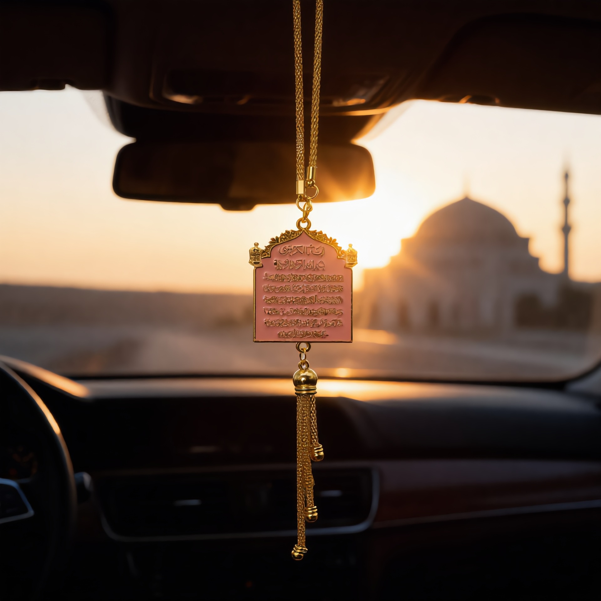 Cross-Border Middle Eastern Saudi Style Multi-Color Fashion Pendants, Car Rearview Mirror Pendants, Accessories with Various Styles, Car Pendants