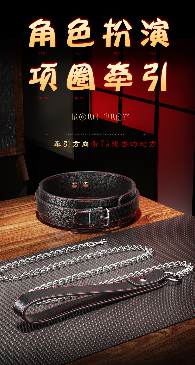 Jiuai SM Domain Control Bondage Set with Handcuffs, Whip, Ball Gag and Nipple Clamps — detail image 3
