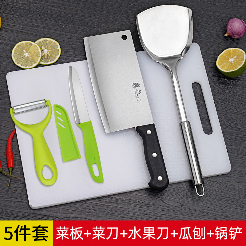 Junta de corte de verduras doméstica 2 - en - 1 placa adhesiva de corte de frutas de cocina conjunto de cuchillos de mesa cuchillo de cocina de plástico