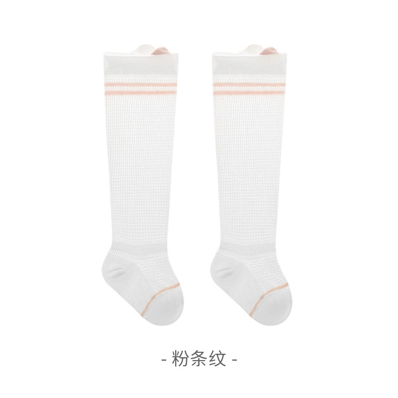 Calcetines para bebés Calcetines altos anti-mosquitos ultrafinos de verano Calcetines largos para bebés recién nacidos