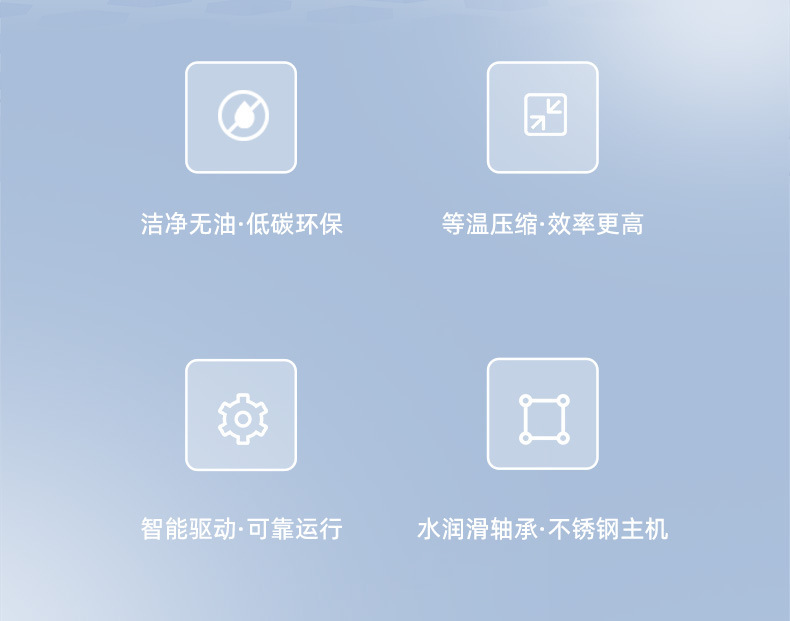Jaguar Oil-Free Air Compressor Water-Lubricated Screw Air Compressor 15/22/37Kw Air Compressor 37 Kilowatt Screw Type