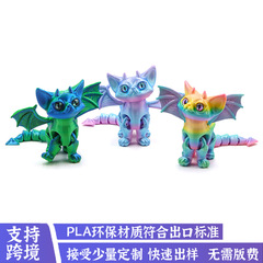 ナイトマーケット卸売おもちゃ 3D プリントかわいい猫かわいいクロスボーダーホットスタイル装飾品シミュレーション動物おもちゃ装飾品