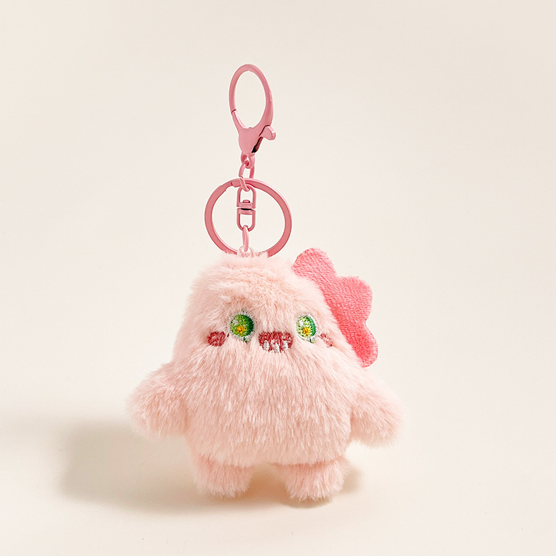 漫画リトルモンスタードールペンダントかわいい小さなギフトぬいぐるみ猫キーホルダーフロアプッシュ人形ペンダントアクセサリー|undefined