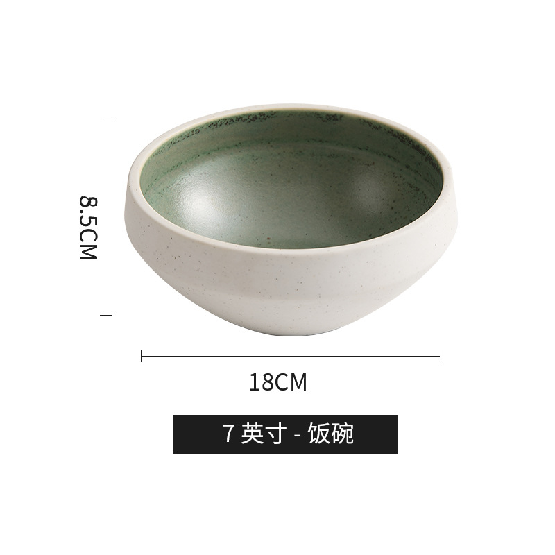 Plato de cerámica sofisticado de alta calidad, platos nórdicos, platos de comedor, platos de sopa, platos de carne, platos de ensalada, platos de postres, platos de bocadillos