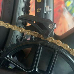 ZTTO公路盤導鏈器穩鏈器單盤導鏈器正負齒穩鏈器安裝於前撥掛耳