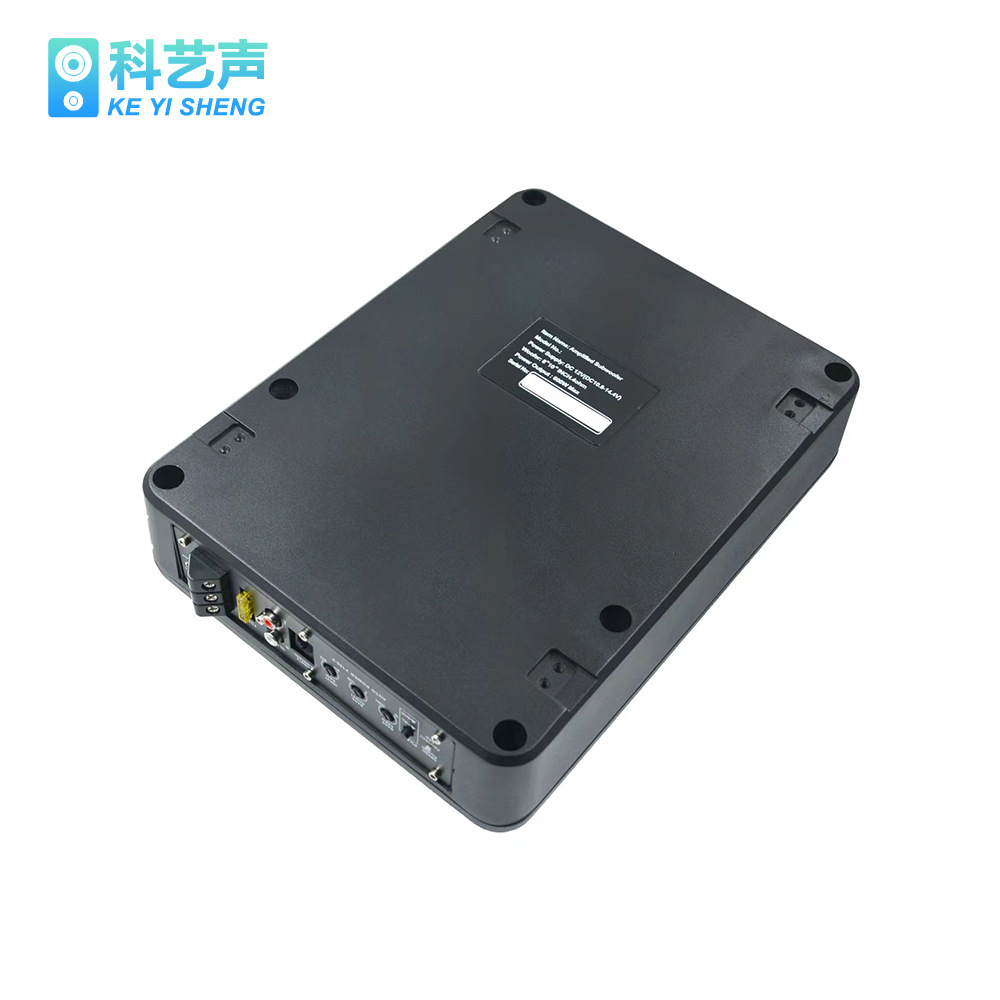 Car Subwoofer, Ultra-Thin Car Audio System, 10inch Heavy Bass Speakers, 12V Heavy Bass Car Modification Audio System