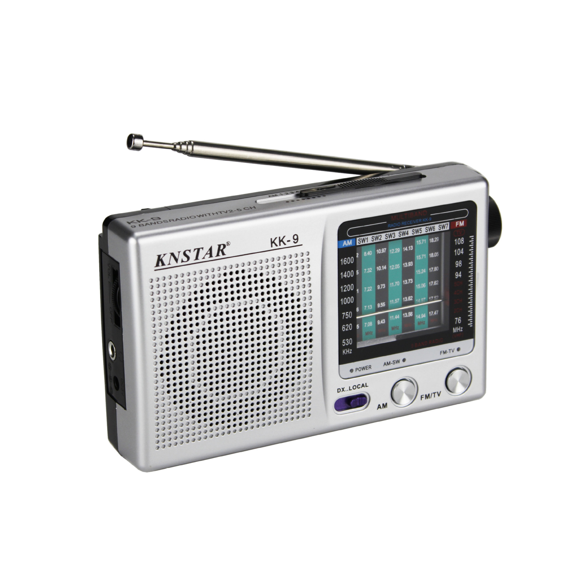 Nuevo multibanda antiguo radio semiconductor multifuncional am fm sw portátil retro