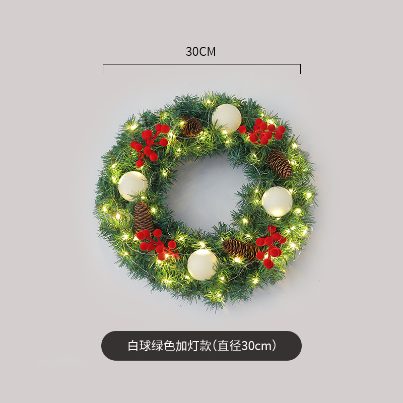 Amazon popular guirnalda de Navidad ratán 40/50/60cm decoración de Navidad Garland decoración escena diseño