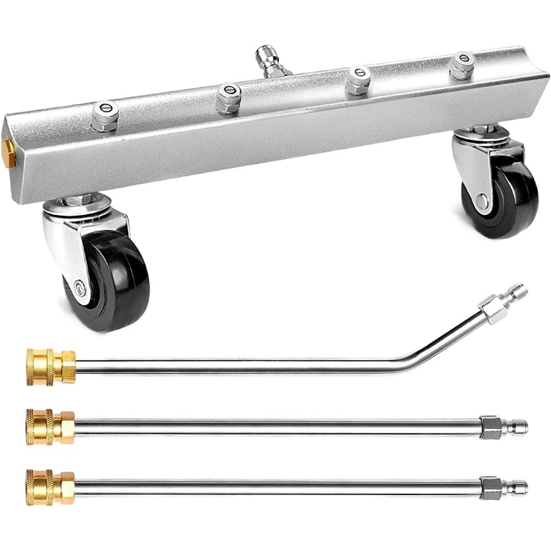 Limpieza de alta presión transfronteriza del chasis del coche boquilla universal de limpieza de la rueda Boquilla de carretera cepillo inferior del coche cepillo de piso escoba de agua