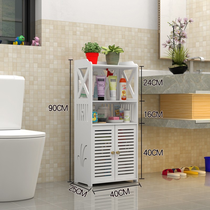 Baño de esquina armario de almacenamiento piso inodoro estante de almacenamiento multicapa estante de almacenamiento inodoro hendidura armario de almacenamiento