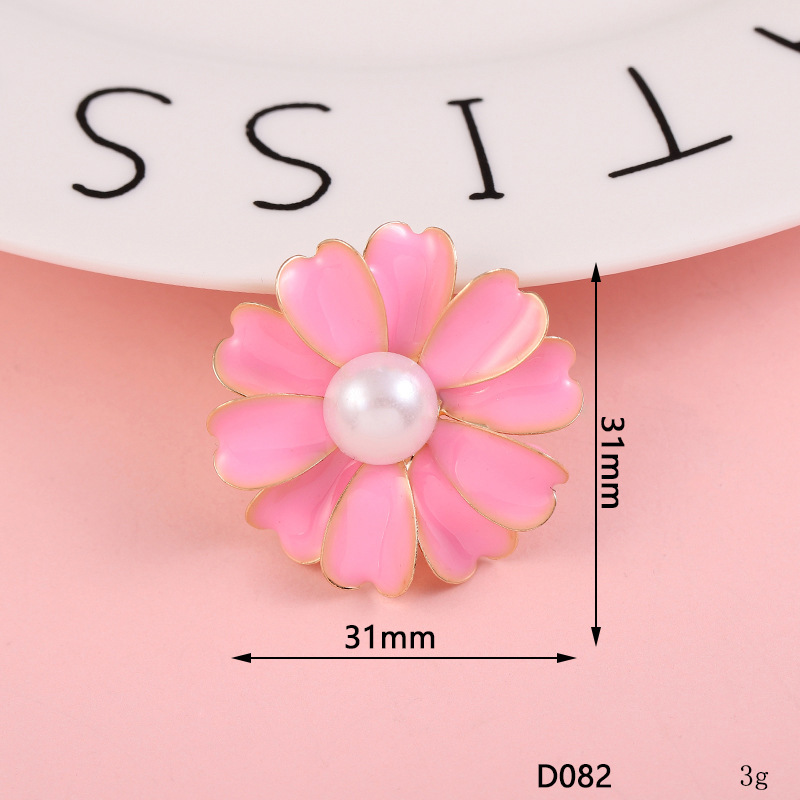 Nuevo diamante completo cinco pétalos flor gota diagonal flor aceite copo de nieve DIY accesorios de joyería teléfono móvil Shell rhinestone material al por mayor