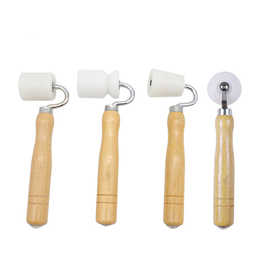 家居贴墙纸壁纸不锈钢压轮墙纸壁纸施工工具接缝平压轮滚轮带轴承