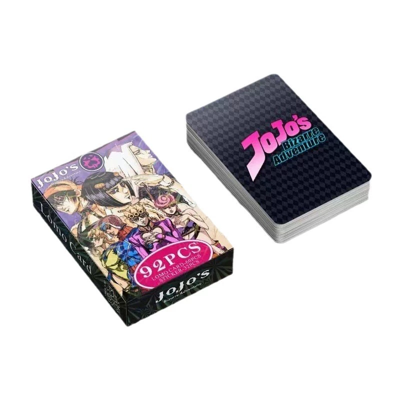 Новая упаковка из 92 шт., аниме-карточка Xiaolin, JoJo Wonderful Adventure, фотокоробка, двусторонняя ЛОМО-карточка
