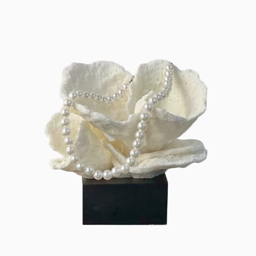 Ancient Chinese Style French Style Flower Coral Ornaments Art Geometry Model House Niche Designer Soft Decoration Ornaments