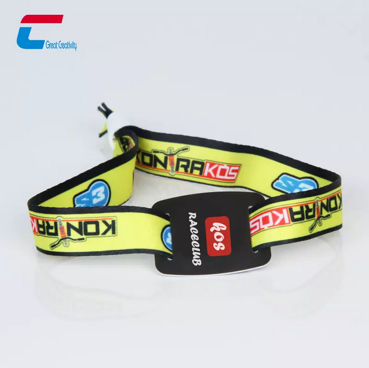 高频编织尼龙NFC腕带 Ultralight EV1卡可拆卸扣NFC活动入场手环