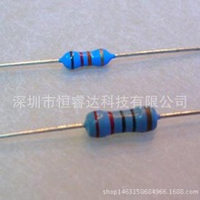 供应散装编带1%直插五色环金属膜电阻1W-24R 插件24ohm 24欧