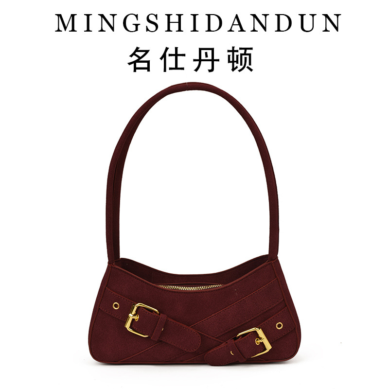 Bolsos de alta sensación, nicho de diseño, mujeres, 2025 nuevo bolso de mano universal, bolso de hombro retro de moda universal