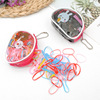 Candy -colored Children's hair circles, one -time strong pull, constantly hair rubber band thick girl head jewelry wholesale