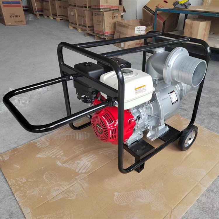 大流量汽油自吸泵300立方8寸自吸泵扬程8米自吸泵双缸机排污水泵
