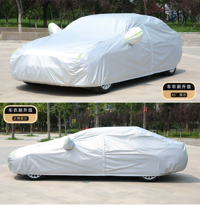 Car clothing | Sun and Rain Protection - 2s-hatchback-small-size-oxford-cloth-single-layer-silver