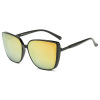 Fashionable trend retro sunglasses, glasses solar-powered suitable for men and women, Korean style